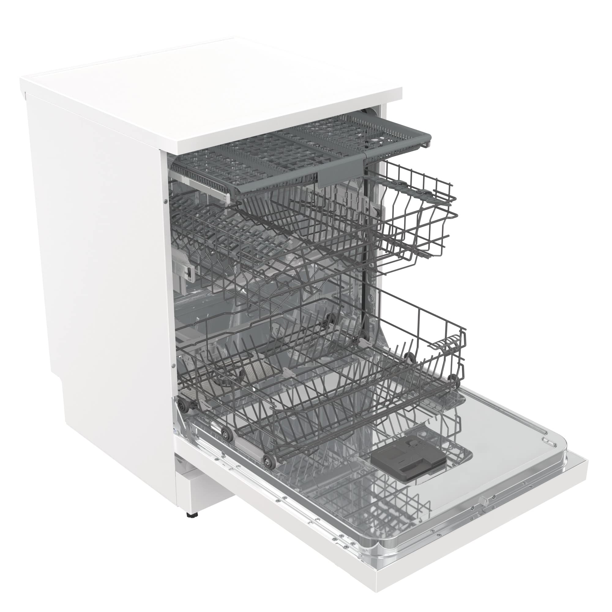Hisense HS622E90WUK Freestanding Standard Dishwasher 85cm High - E Rated, White, 24 x 23 x 33 inches (L x W x H) [Energy Class E]
