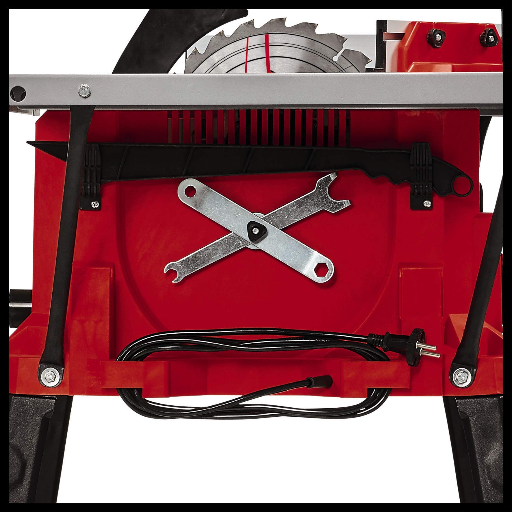 Einhell 4340490 Bench-type Circular Saw TC-TS 2025/2 U (Maximum 2000 W, Saw Blade with Height/Angle Adjustment Facility, Parallel Stop, Angle Stop +/- 60°), 113.5 cm*89.6 cm*87.0 cm