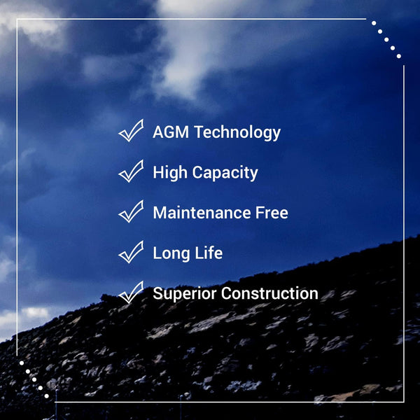 Vertex VP7-3 Sealed AGM Motorcycle/Powersport Battery, 12V, 6Ah, CCA (-18) 85, Compatible with: CTX7L-BS, Perfect battery for Motorcycle, ATV's, Personal Watercraft and Snowmobiles