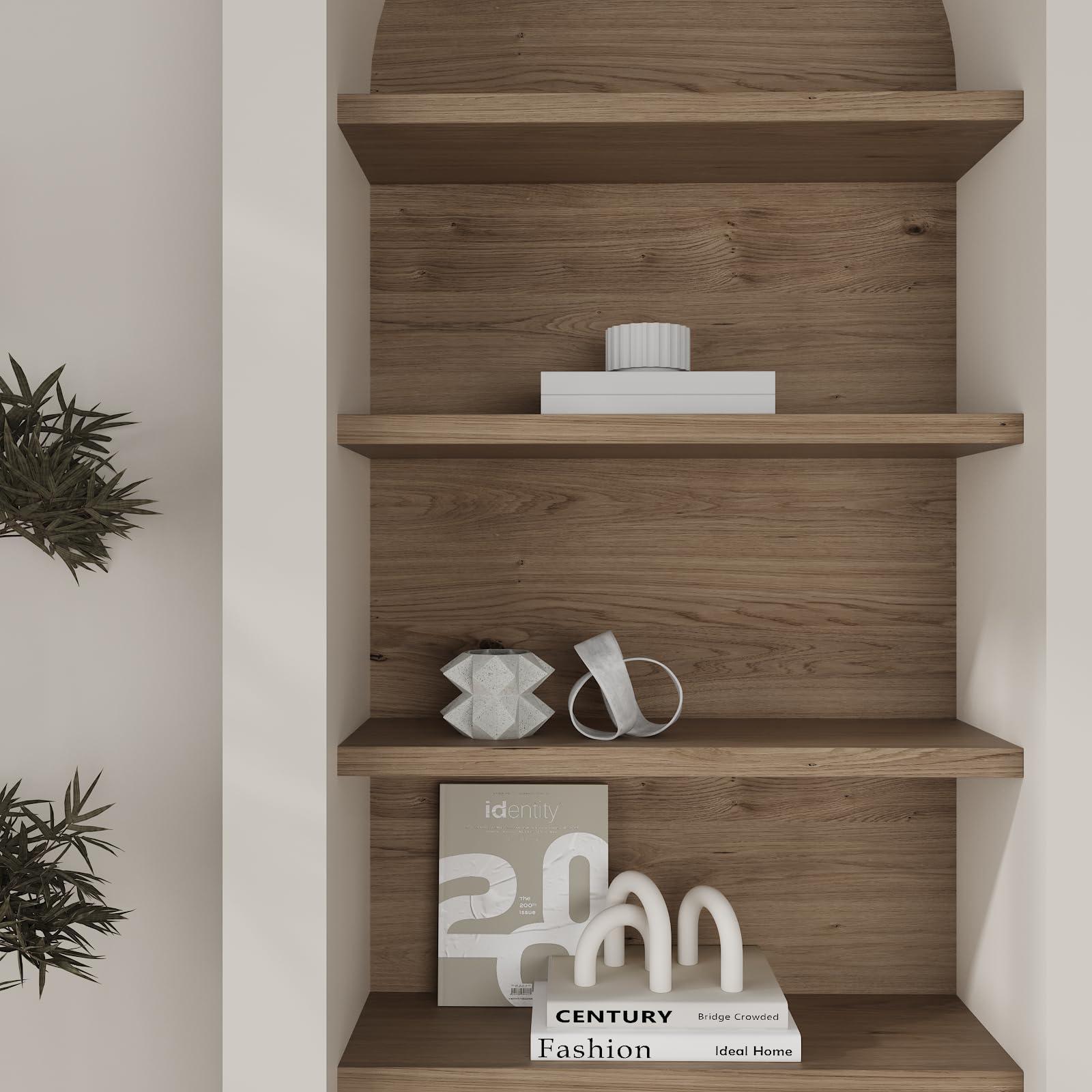 JSEVEM 40CM×3M Air Guide Design Extra Thick Beige Light Brown Wood Wallpaper Peel and Stick Waterproof Brown Wood Contact Paper Vinyl Self Adhesive Matte Textured Furniture Sticker for Kitchen Cabinet