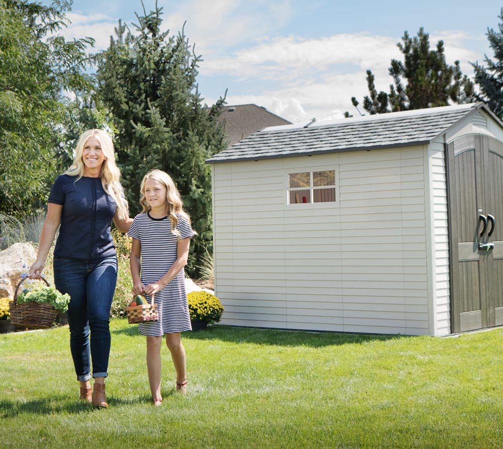 Lifetime 60282 Outdoor Storage Shed, 7 x 12 ft.
