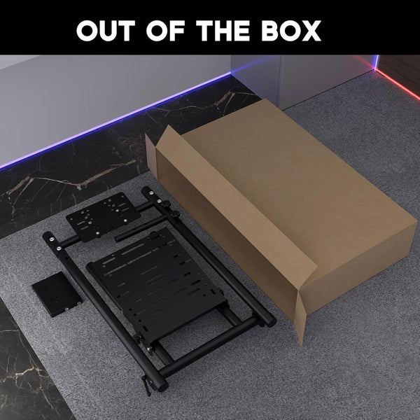 DIWANGUS UK Steering Wheel Stand Foldable, Racing Wheel Stand with Adjustable Angle, Gaming Wheel Stand Fit for Logitech G29/G923/G920, for Thrustmaster T300/T248 PS5 PS4 XBOX(Stand ONLY)