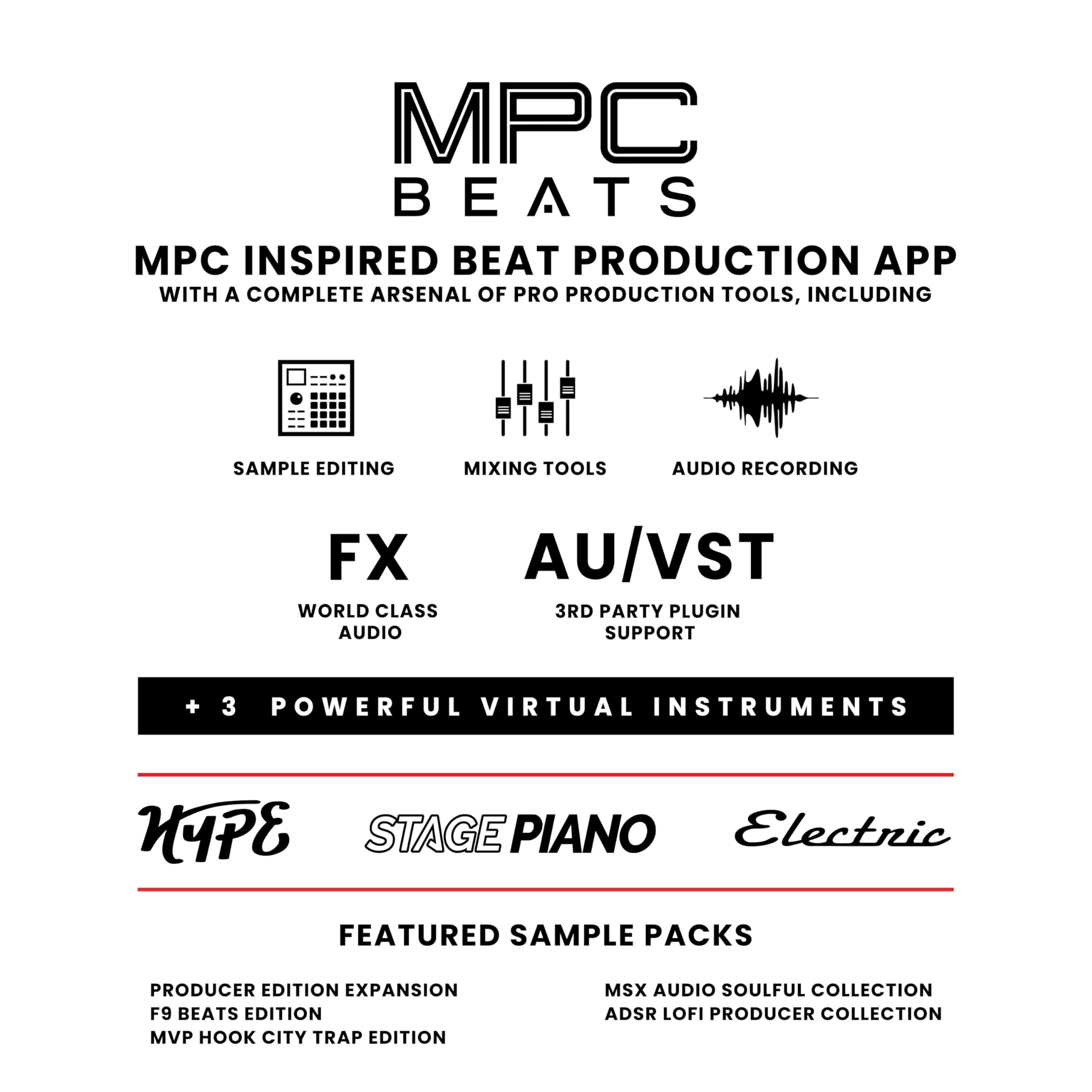 Akai Professional MPK Mini MK3 - 25 Key USB MIDI Keyboard Controller with 8 Backlit Drum Pads, 8 Knobs and Music Production Software and Native Instruments Sound Package (NKS Integration)