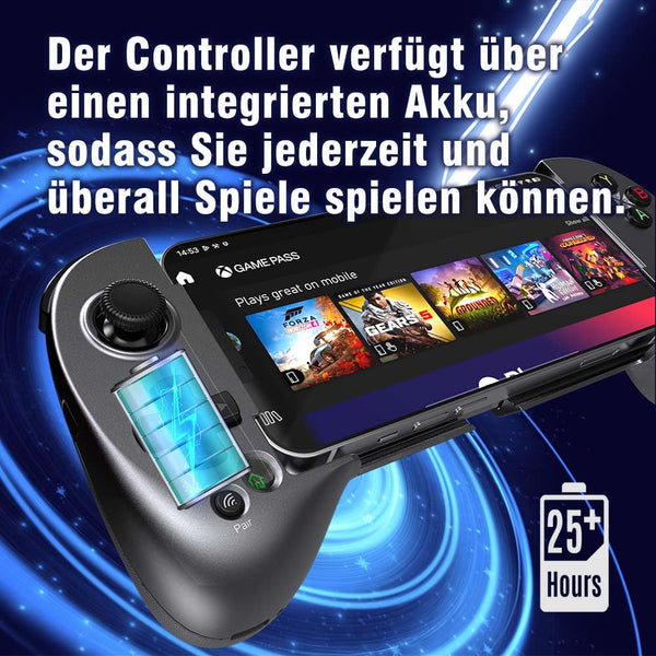 ShanWan Mobile Gaming Controller for Android/iOS, Phone controller for iPhone15, Bluetooth connection, PS Remote Gaming Xbox Cloud Steam Link GeForce NOW MFi Apple Arcade Gaming