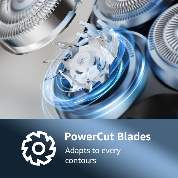 Head Shavers for Men, Dyoonoer Waterproof Cordless Head Shavers for Bald Men, Rechargeable 7D Flexible Electric Head Shaver with Magnetic Blade Head, Wet Dry Use Rotary Head Shaver with LED Display