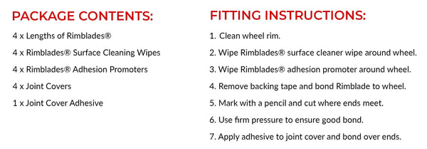 Rimblades Original Black Alloy Wheel Protectors - DIY | 9 Colours Available | Universal Fit for All Wheels | Durable Rim Guards | Car Wheel Scratch Protection | Rim Protection