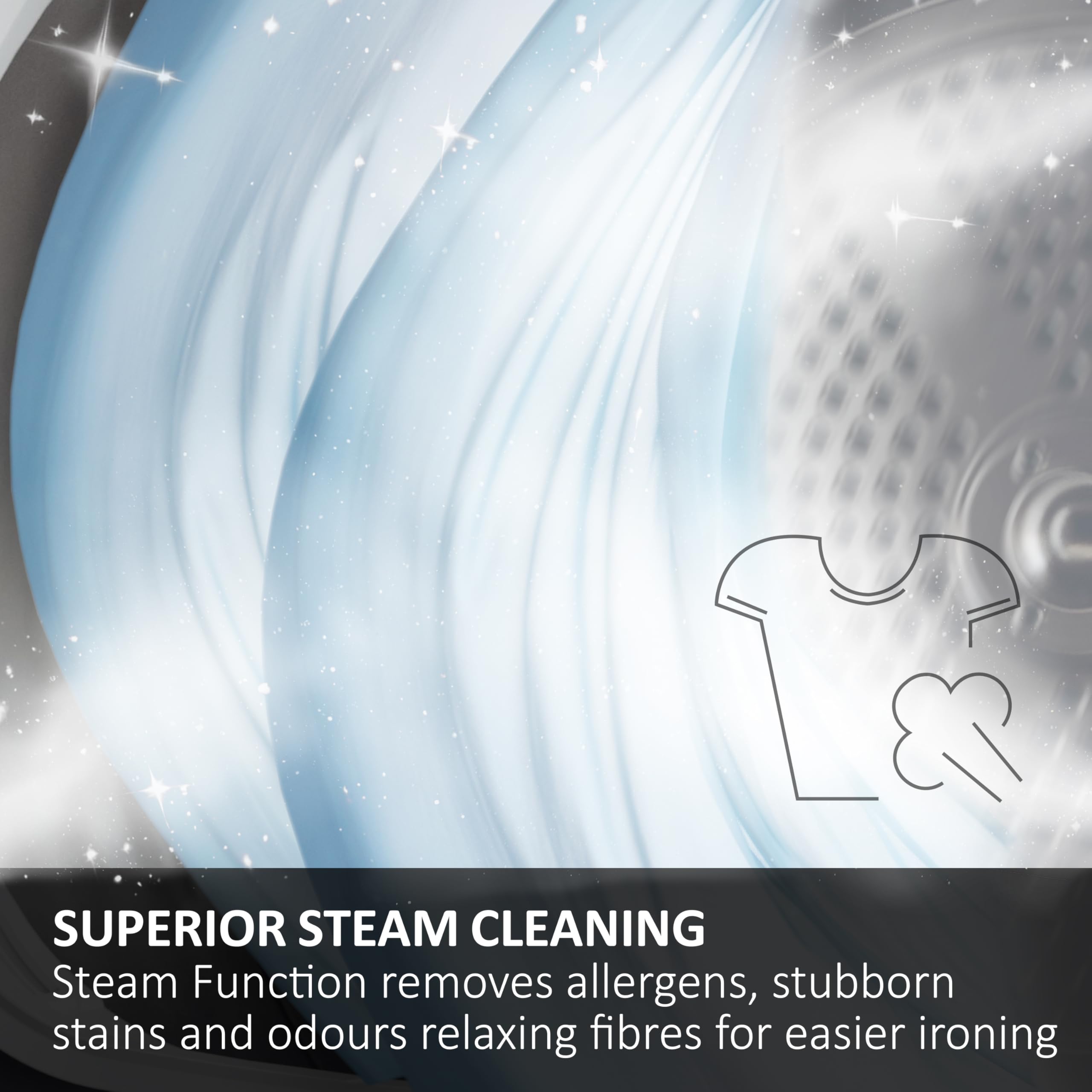 Haier HWQ90B416FWB-UK 9kg Integrated Washing Machine, A Rated, White & Black