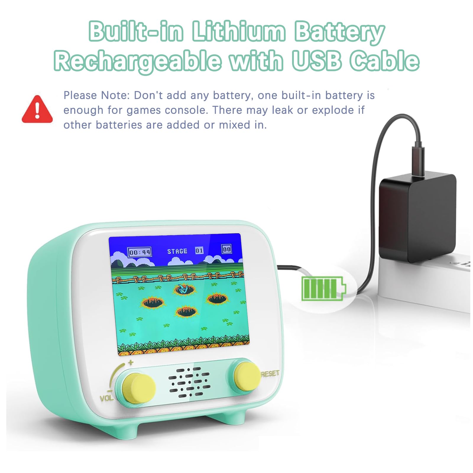 Mini Arcade Machine, 156 Built-In 16-Bit Games, 2.8” Full Colour Screen, 8-Way Joystick, Handheld Retro Games Console – Gaming by Golden Security!