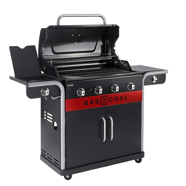 Char-Broil Gas2Coal 440 Hybrid Grill Gas Barbecue, Black
