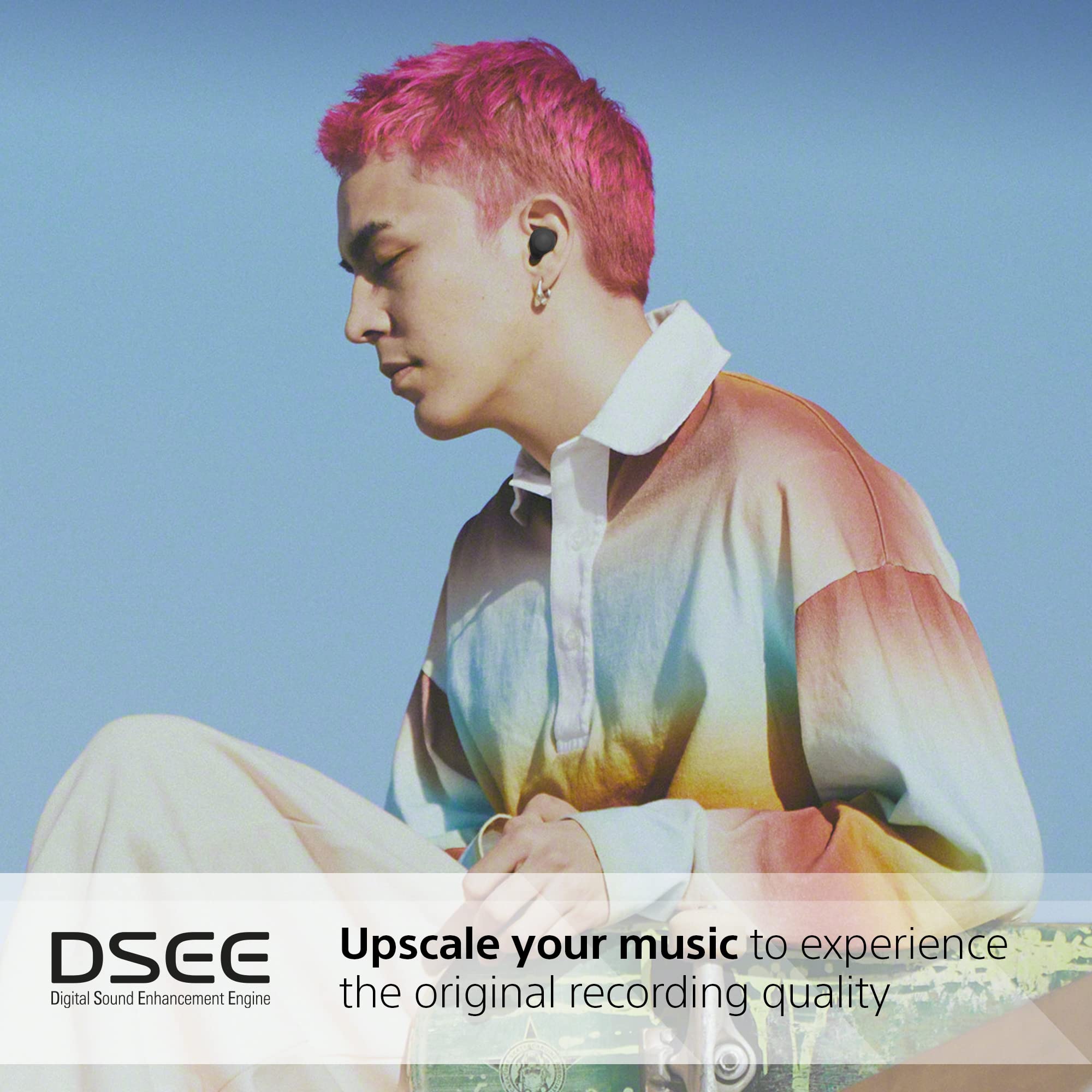 Sony WF-C700N Wireless, Bluetooth, Noise Cancelling Earbuds (Small, Lightweight Earbuds with Multi-Point Connection, IPX4 rating, up to 20 HR battery, Quick Charge, iOS & Android) Black