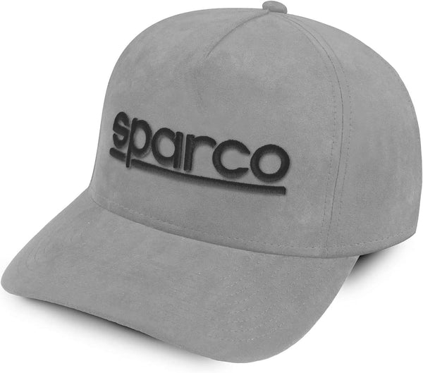 Sparco Suede Grey Cap Baseball, One Size