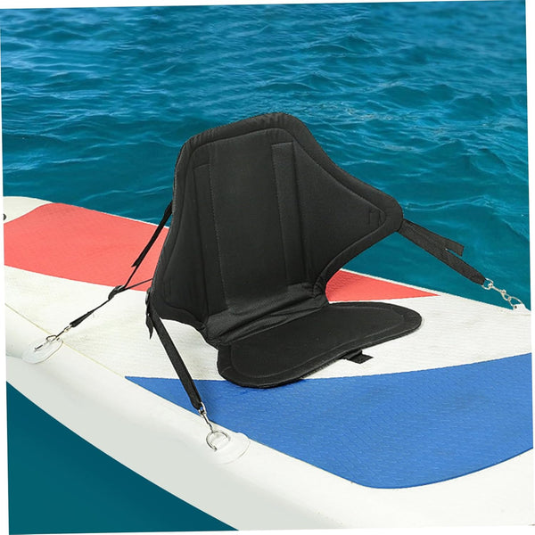 Kayak Seat with Back Support, Nylon Adjustable Canoe Paddle Board Seat, with Snap Hooks & Bag, Kayak Accessories