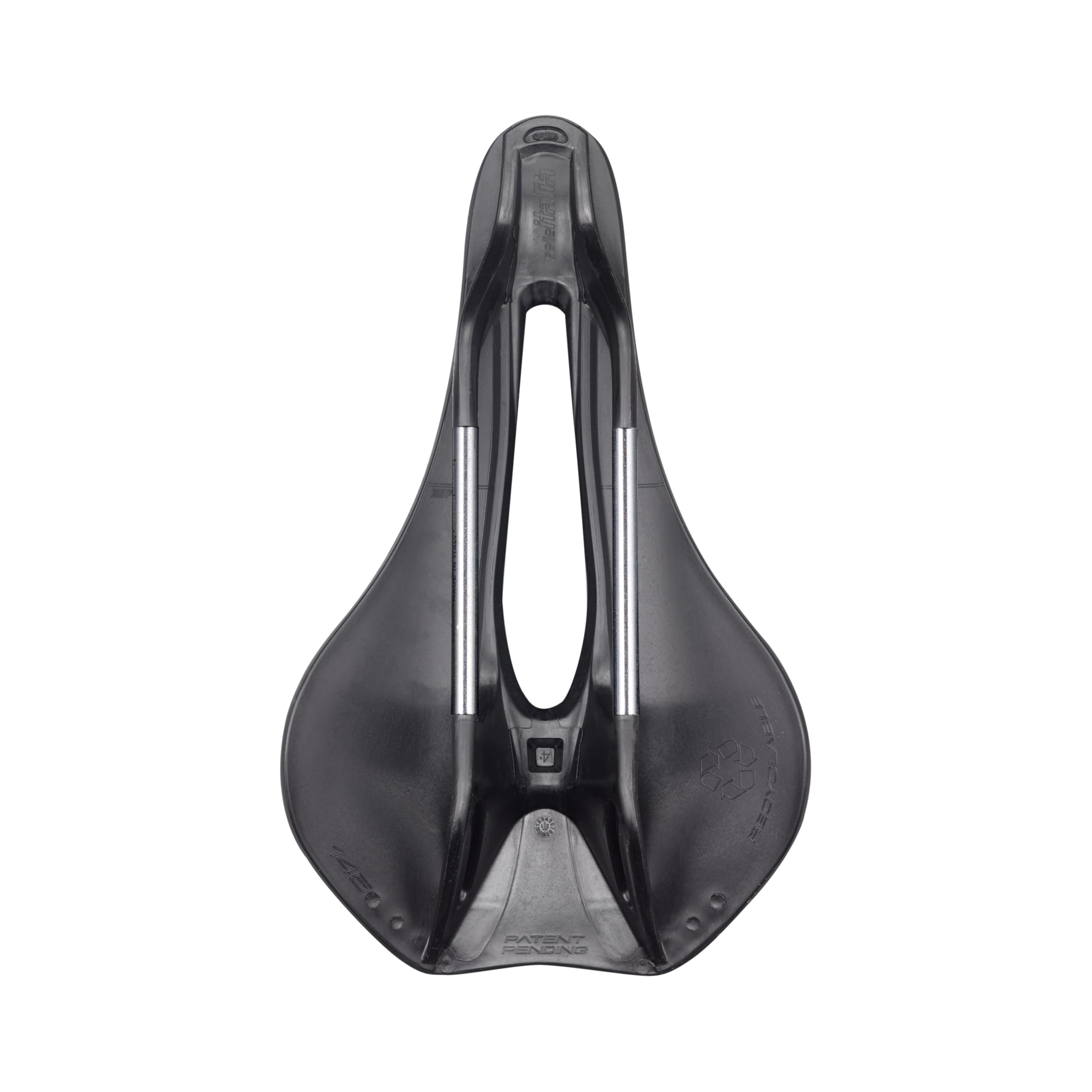 Selle Italia Model X Comfort Plus - 100% Sustainable Green Bike Saddle, Road & E-Bike Comfortable with Additional Padding and Superflow Hole, Black