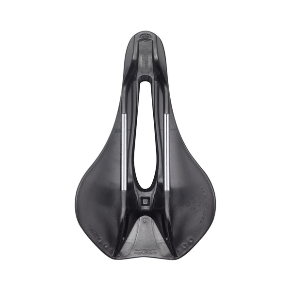 Selle Italia Model X Comfort Plus - 100% Sustainable Green Bike Saddle, Road & E-Bike Comfortable with Additional Padding and Superflow Hole, Black