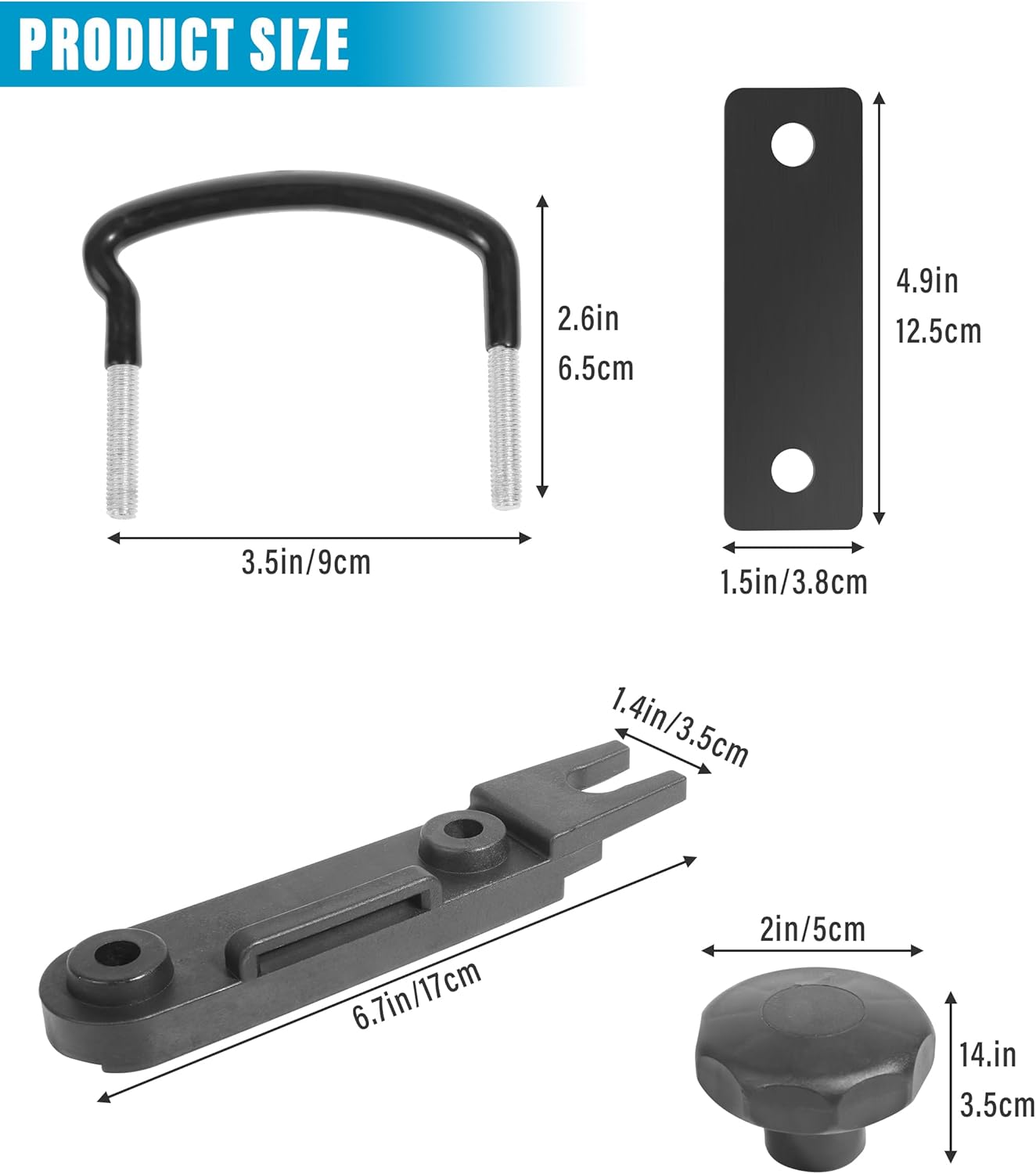 Flaconi Car Roof Rack Clamps,Roof Brackets,Roof Rack Accessories,Roof Rack Brackets,Roof Rack Mounting Hardware,Roof Rack Mount,Sportrack Roof Rack,Universal Roof Rack U-bolt