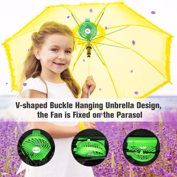 VersionTech Hand Held Fan,Portable Handheld USB Rechargeable Fans with 3 Speeds,Battery Operated Electric Powered Mini Foldable Desk Desktop Fans for Home Office Ceiling Travel Black