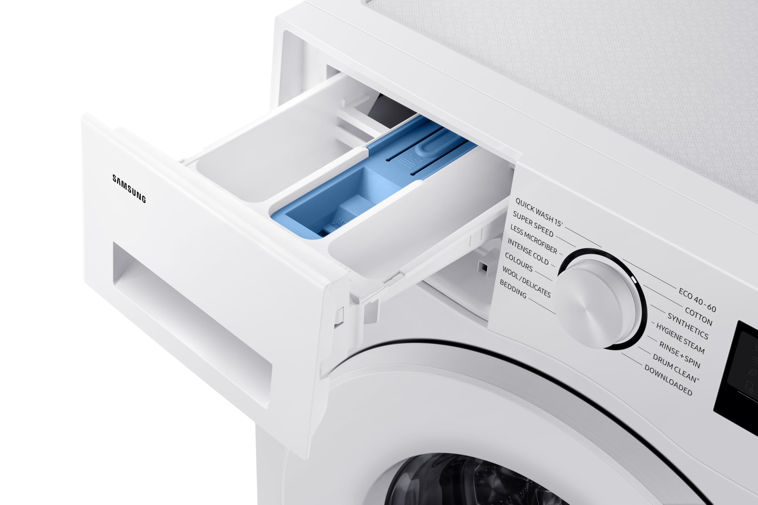 Samsung Series 6 AI Energy Washing Machine, 9kg, 1400rpm, White, WW90DG6U25LEU1