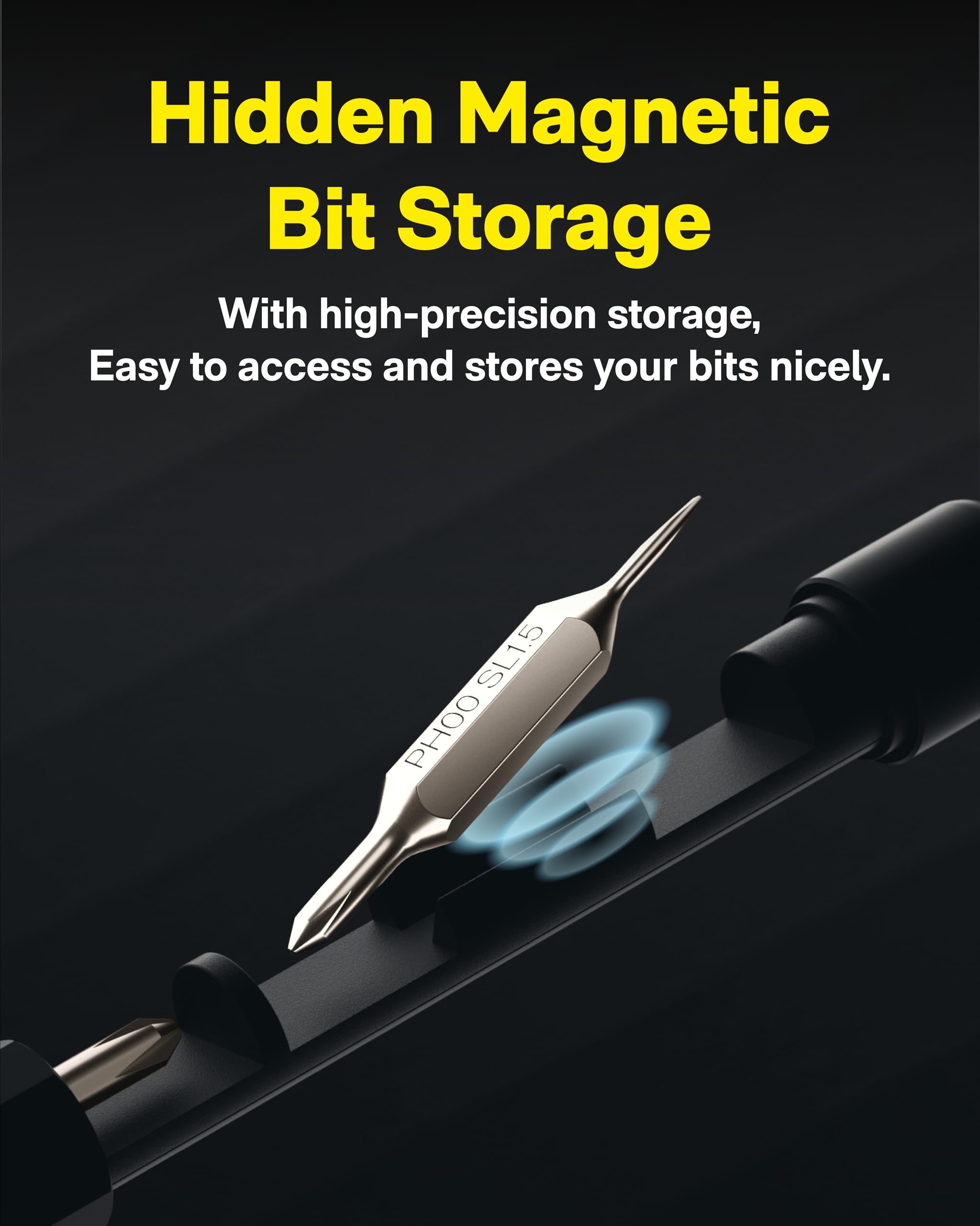 HOTO Precision Screwdriver SE, Pocket Size, Multi-Bit, Mini Hand Screwdriver with 2 Double End Bits & 1 Pen Bit, Ideal for Phone/Glasses/Watches/Laptop, Red