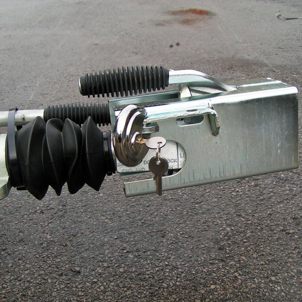 Maypole Heavy Duty Trailer Hitch Coupling Safe Fits Most Pressed Steel Couplings, AL-KO, Knott, Winterhoff, Steelpress Trailers