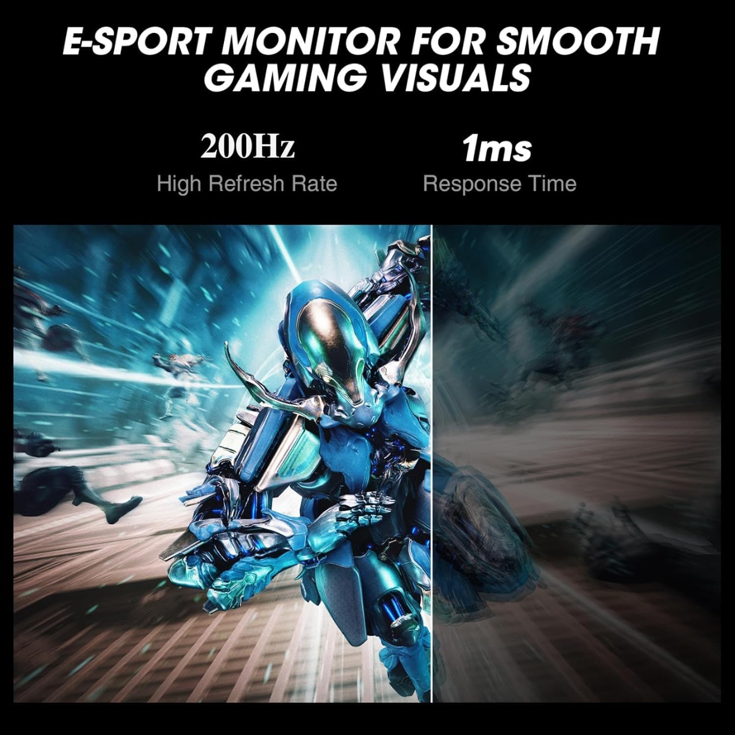 KOORUI 32 inch Curved Gaming Monitor,1440p(2560x1440),170Hz.1ms, 2K, QHD,VA 1500R, HDR10,Adaptive Sync, VESA & Eye Care Ultra-Thin Support DP/HDMI