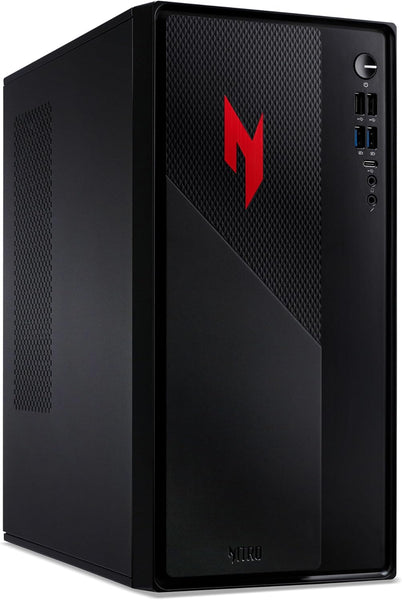 Acer Nitro N20 Gaming Desktop PC - Intel Core i5-13420H, 16GB, 512GB SSD, NVIDIA GeForce RTX 5060, No Display, Windows 11, Black