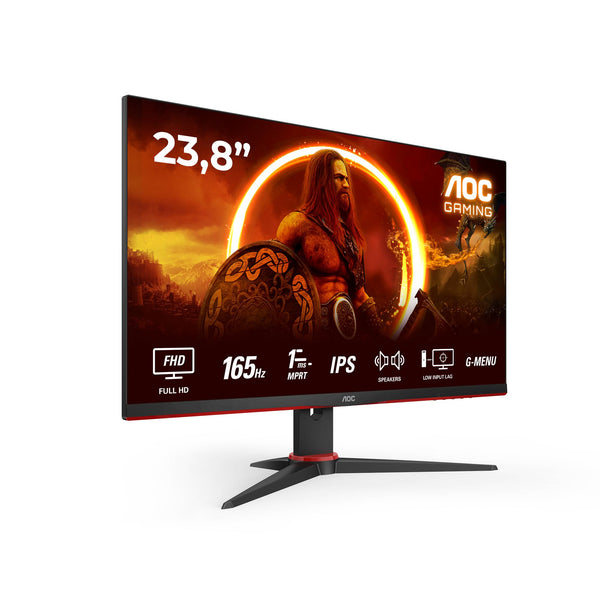 AOC Gaming 25G3ZM/BK - 24.5" 240Hz FHD Monitor, 0.5ms MPRT, FreeSync Premium (1920x1080, HDMI 2.0 x 2, DisplayPort 1.2 x 1, Headphone out (3.5mm)) black/red