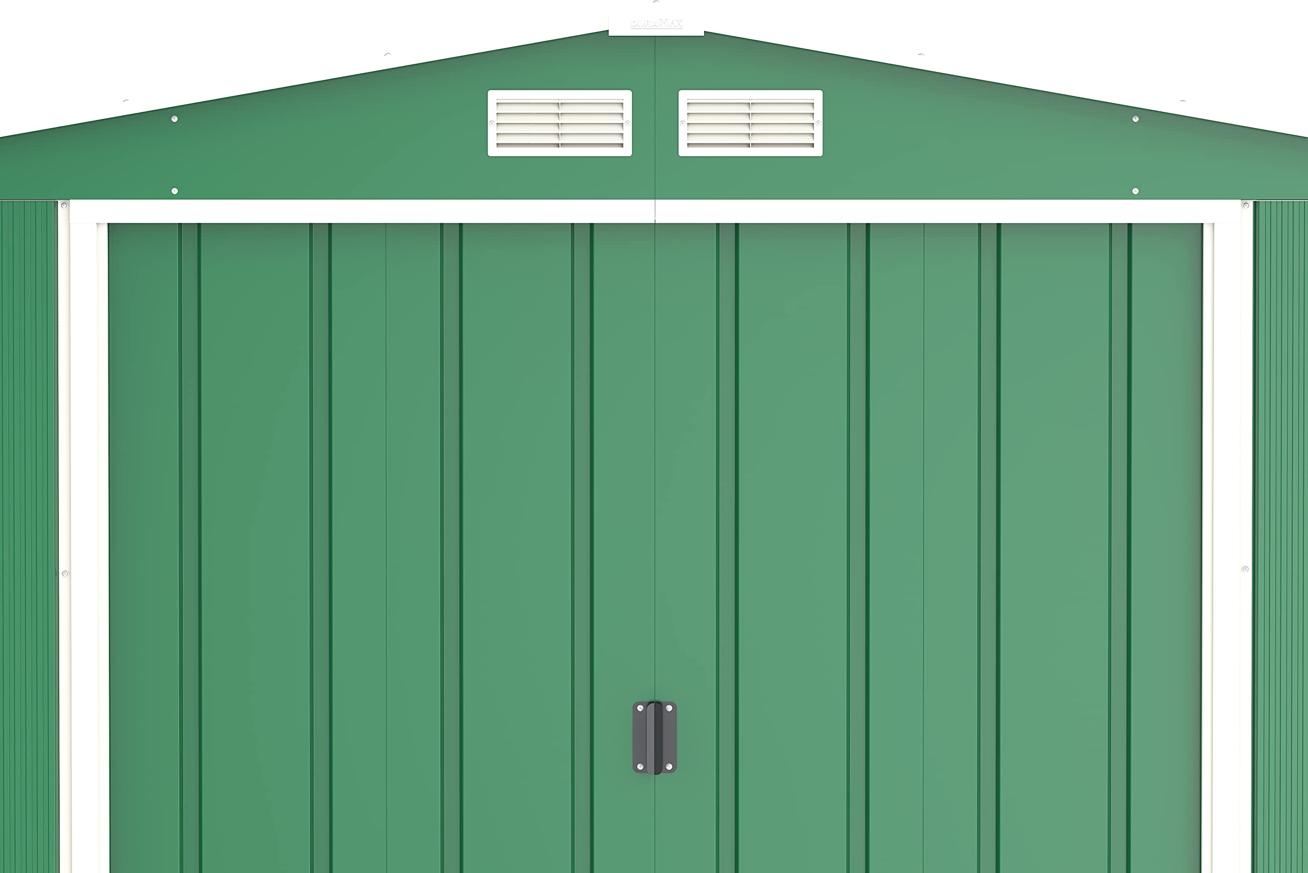 Duramax ECO 8 x 8 (6.35 m2) Metal Garden Storage Shed, Hot-Dipped Galvanized Metal Garden Shed, Tool Storage Shed, Strong Reinforced Roof Structure, Maintenance-Free Metal Shed, Anthracite