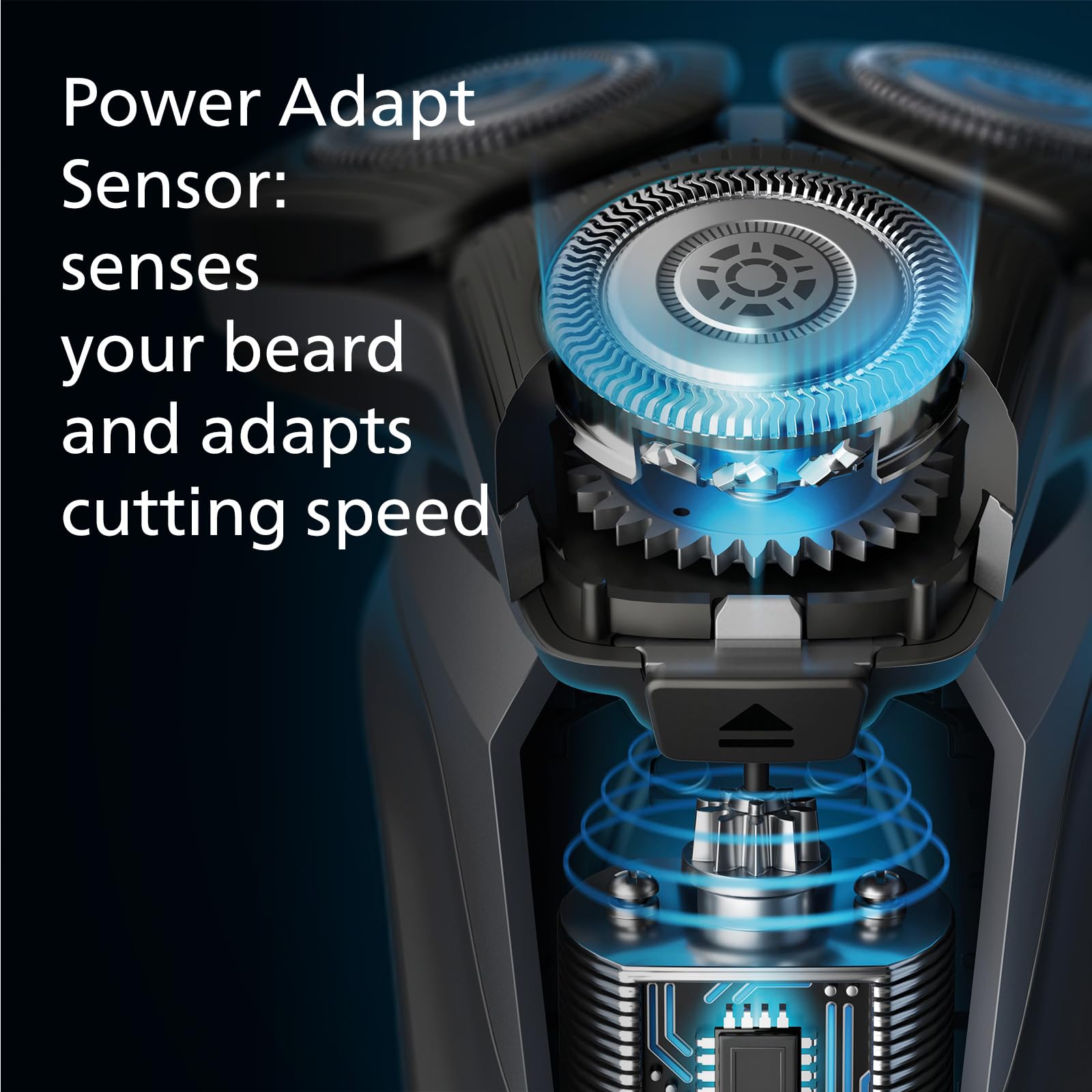 Philips Shaver Series 5000 - Wet & Dry Electric Shaver in Carbon Grey with 1 x Integrated Pop-up Trimmer, Soft Pouch, Protective Cap and Charging Stand (Model S5887/13)