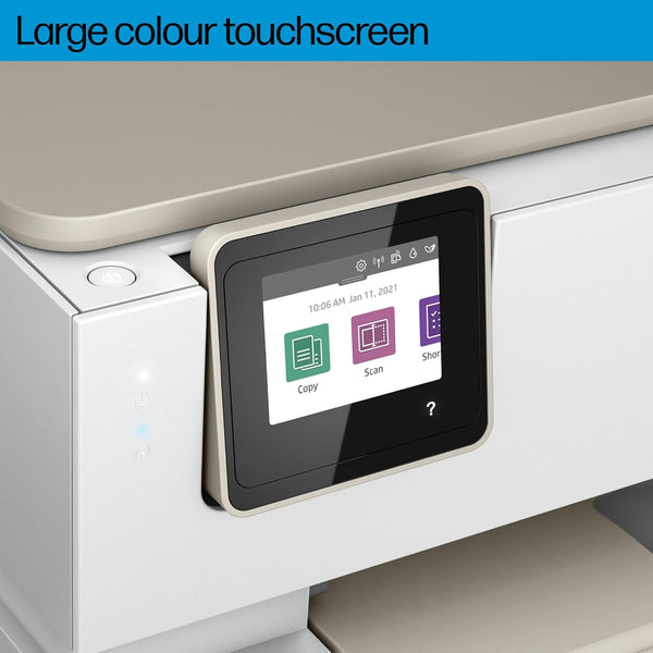 HP ENVY Inspire 7220e All-in-One Wireless Colour Printer | 5 months free Instant Ink limited time only | White | 2-sided printing | Touchscreen | Self-healing Wi-Fi
