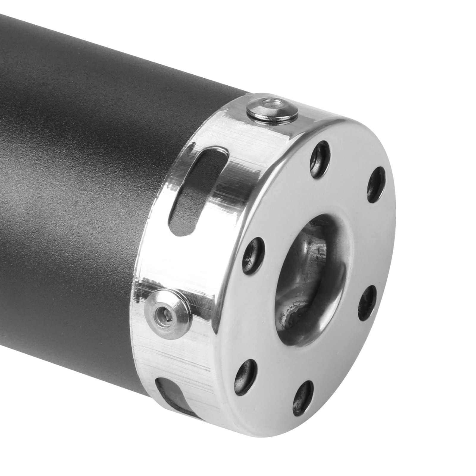 38mm 51mm Universal Motorcycle Golden Muffler Exhaust Stainless Steel Slip on Exhaust Pipe 1.5" 2" for Dirt Bike Street Bike Scooter ATV