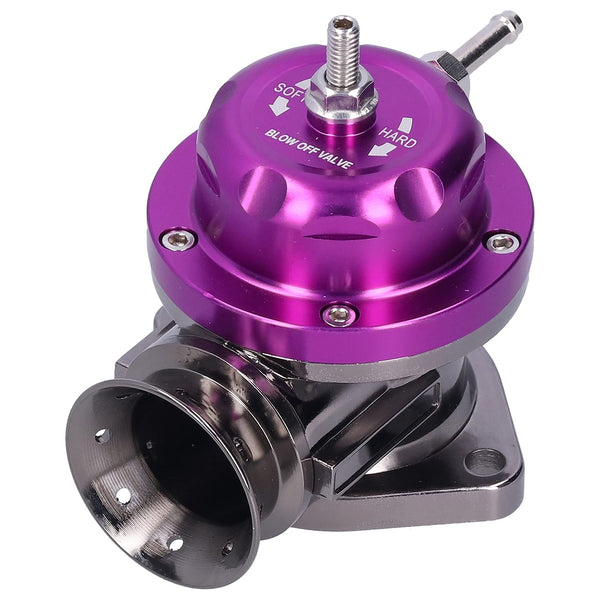 Turbo Blow Off Valve kit, Akozon Universal SDD‑BOVGRSBL FPG250 Aluminium Billet Turbo Blow Off Valve with 2.5in Flange Pipe Type‑RS(Purple)