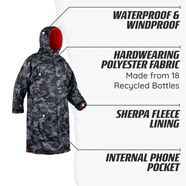 Osprey Changing Robe for Kids and Adults, Waterproof Changing Robe, Swimming and Beach Robe, Unisex, Multiple Colours