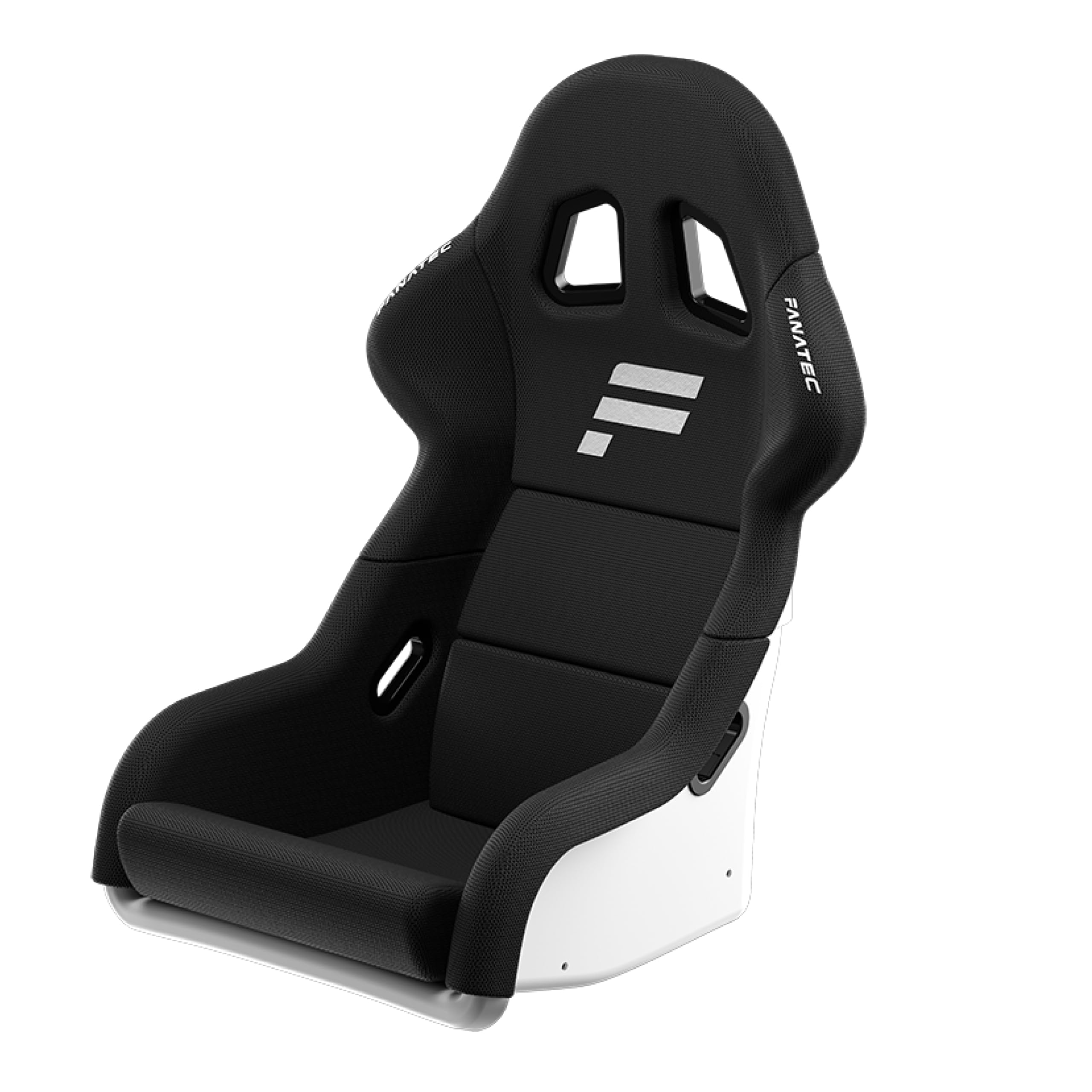 Fanatec ClubSport GT Sim Racing Cockpit Seat – Rigid and Durable, Fiber-Reinforced Shell, Padded Foam, Breathable Fabric, Lumbar Support – Black