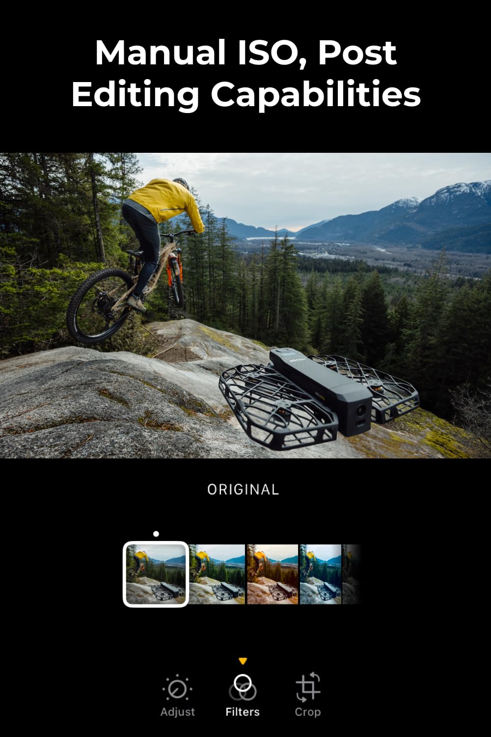 HOVERAir X1 PROMAX 8K Action Flying Camera, Foldable Drone with Camera with 26Mph Follow Speed, 10+ Fully Automatic Flight Modes, Fly Anywhere with OmniTerrain, SmoothCapture 2.0(Skiing Combo)