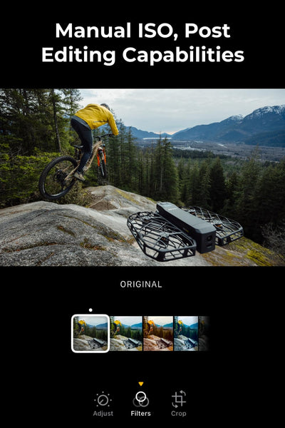 HOVERAir X1 PROMAX 8K Action Flying Camera, Foldable Drone with Camera with 26Mph Follow Speed, 10+ Fully Automatic Flight Modes, Fly Anywhere with OmniTerrain, SmoothCapture 2.0(Skiing Combo)