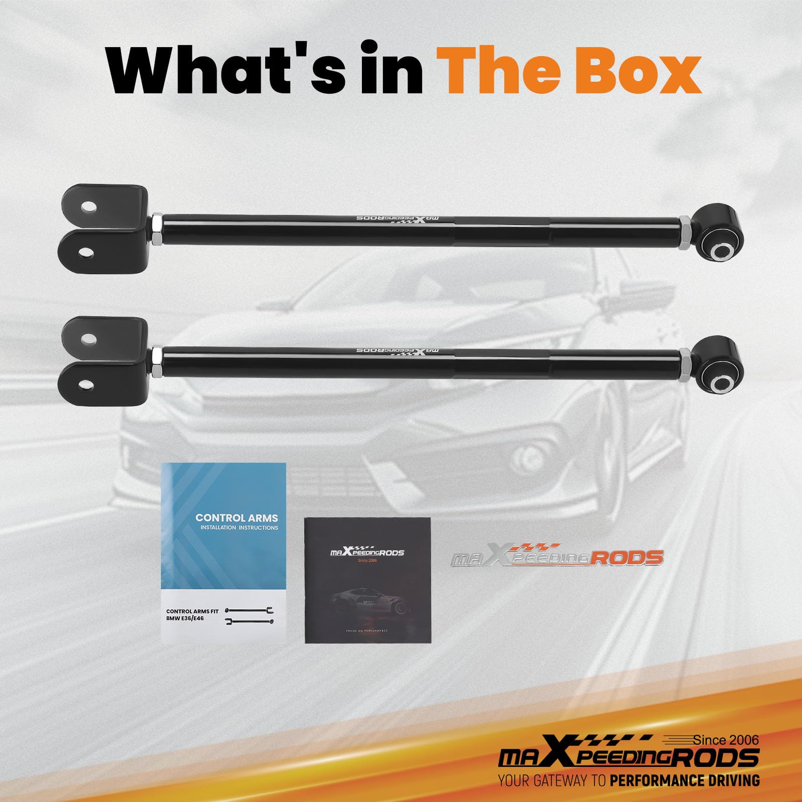 maXpeedingrods Coilovers Suspension For E36 318i, 318is, 323i, 323is, 325i, 328i, 320i