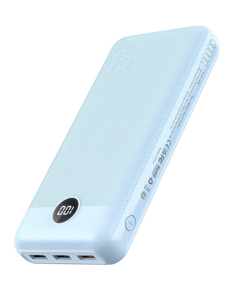 VEGER Power Bank Fast Charging,30000mAh Portable Charger PD 20W USB C Battery Pack with 4 Outputs & 2 Inputs Compatible with iPhone/iPad/Smartphones Tablet and More