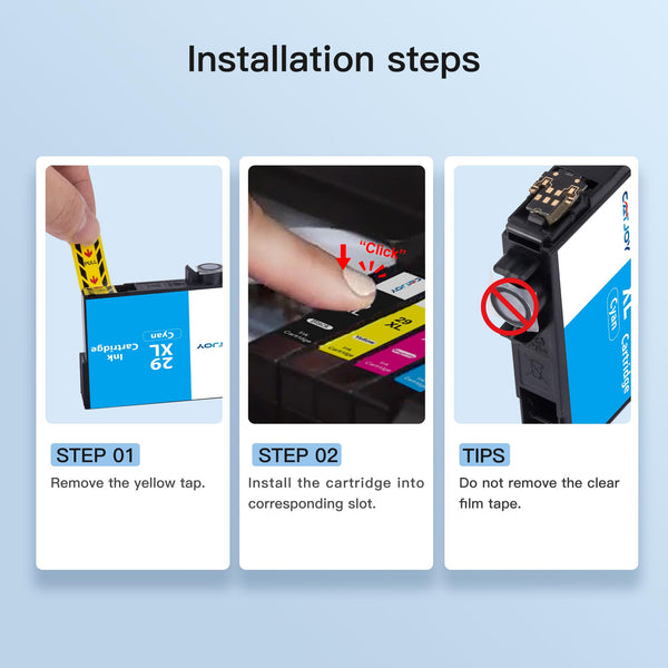 CATJOY 29XL Ink Cartridge Replacement for Epson 29 XL 29 Ink Cartridge for Expression Home XP-342 XP-335 XP-235 XP-442 XP-352 XP-247 XP-255 XP-332 Printer (10 Pack)