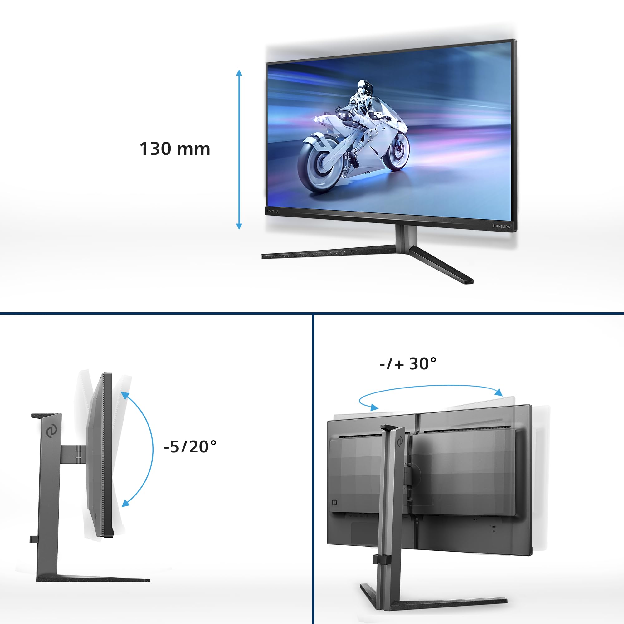 PHILIPS Evnia 32M2N6800M/00 computer monitor 80 cm (31.5") 3840 x 2160 pixels 4K Ultra HD LCD Black