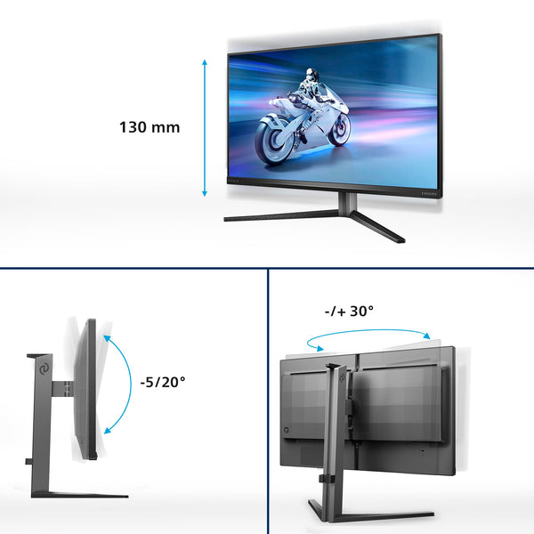 PHILIPS Evnia 32M2N6800M/00 computer monitor 80 cm (31.5") 3840 x 2160 pixels 4K Ultra HD LCD Black