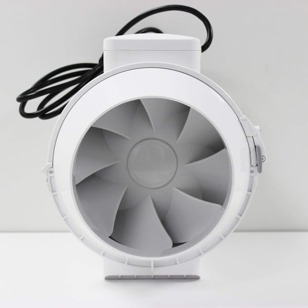 6 inch 150 mm Inline Fan Bathroom Powerful Intake for Grow Room Circulation Extractor Fan with UK plug