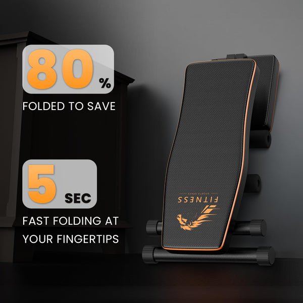 Dskeuzeew Weight Bench, 660 LB Stable Workout Bench, 8 Backrest Adjustments, Adjustable Strength Training Bench for Full Body Workout with Fast Folding