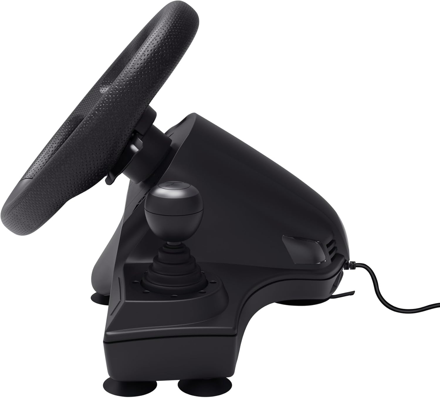 Trust GXT 289 Steering Wheel for Gaming PC, Xbox Series X/S, PS4, Nintendo Switch, Racing Wheel with Pedals, Paddle Shifters, Gear Stick, Vibration Feedback, for Farming Simulator / F1 / Gran Turismo