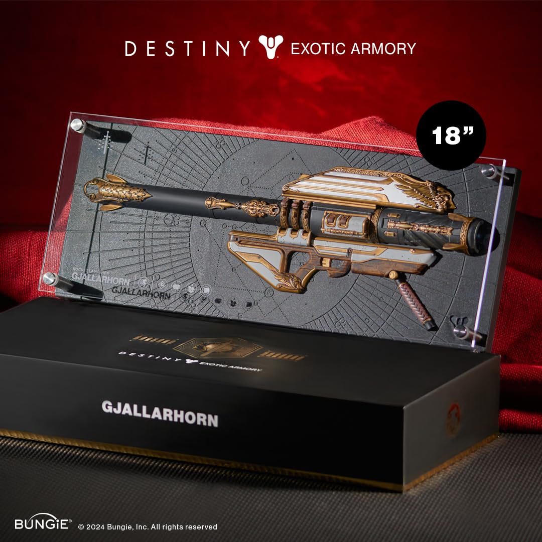 Numskull Gjallarhorn Exotic Weapon Figure 18x7 (45x18cm) Limited Edition Collectible Replica Statue - Official Destiny Merchandise - FPS Sci-Fi Action Video Game Figurine