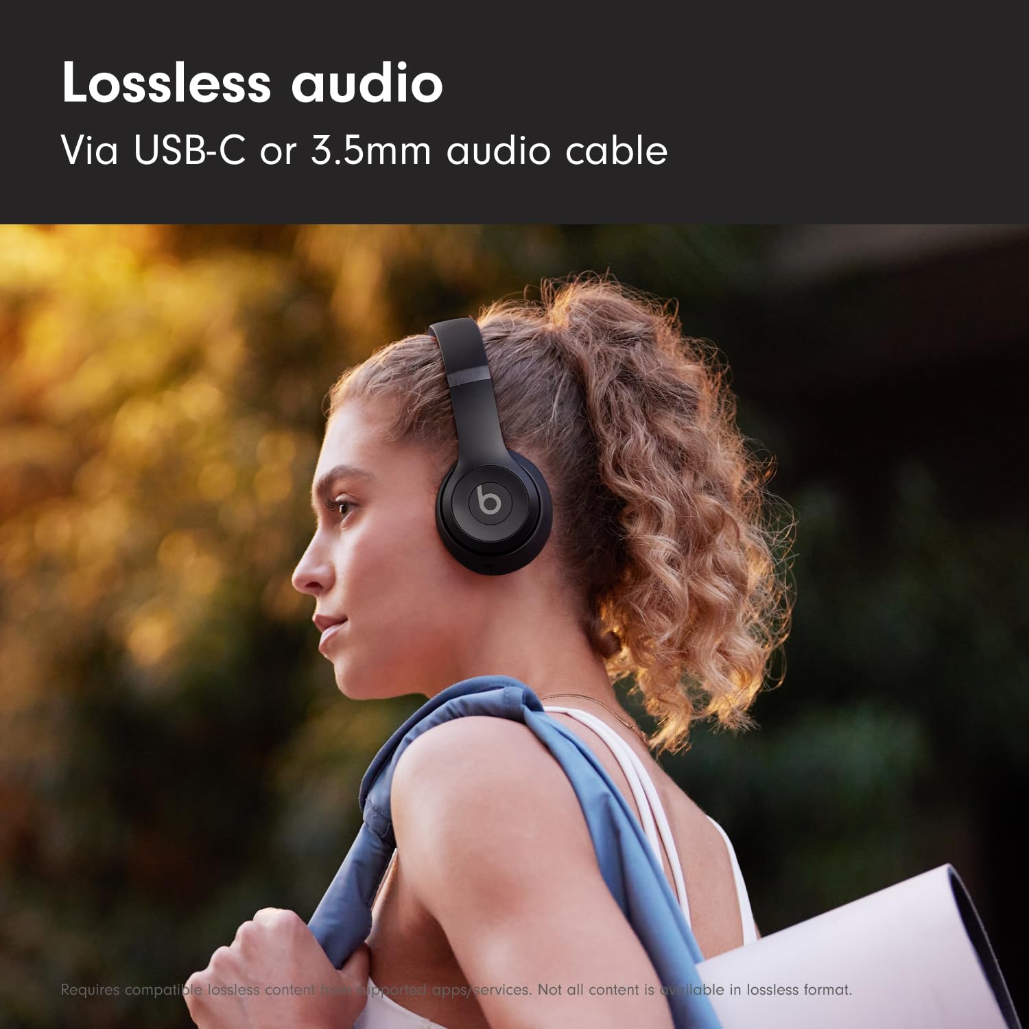 Beats Solo 4 – Wireless Bluetooth On-Ear Headphones, Apple & Android Compatible, Up to 50 hours of Battery Life – Matte Black