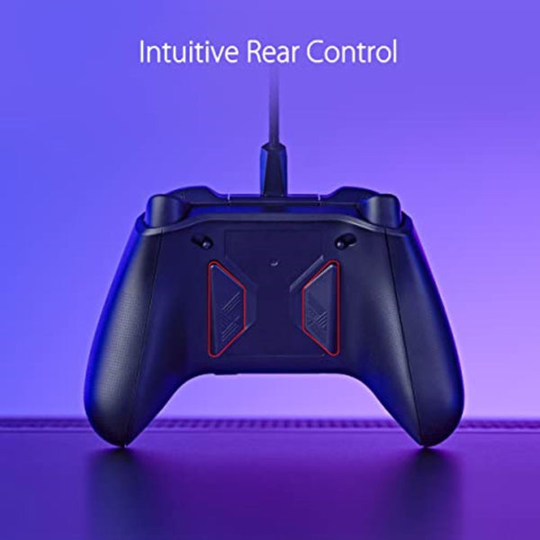Asus ROG Raikiri Pro Wireless PC controller, OLED display, USB-C/24GHz/BT on PC, USB-C on Xbox, 4 remappable rear buttons, step/linear triggers, adjustable joystick sensitivity, 35mm jack, ESS DAC