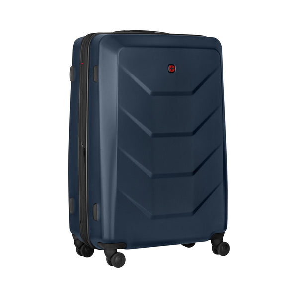 Wenger Prymo Medium hardside case with 4 Wheels, mid-Sized, 59 (67) L, Hardshell, Security Lock, for Men and Women, Travel or Vacation, Black, 612537