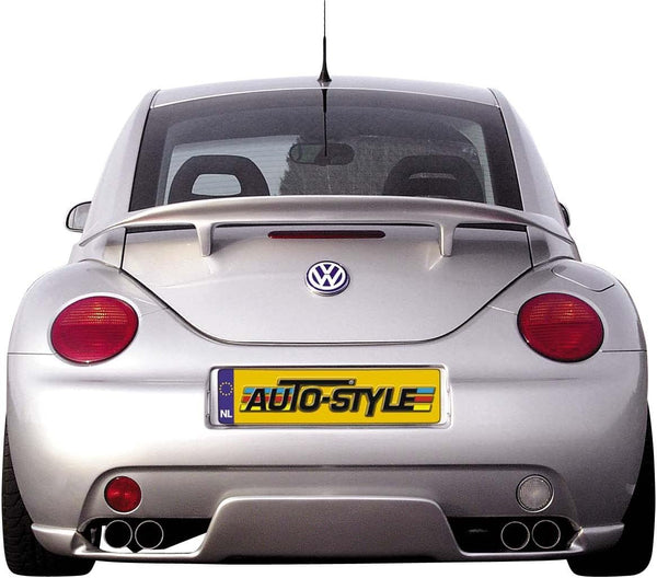 AUTO-STYLE Trunk spoiler compatible with Volkswagen New Beetle 1997-2001, grey|brown
