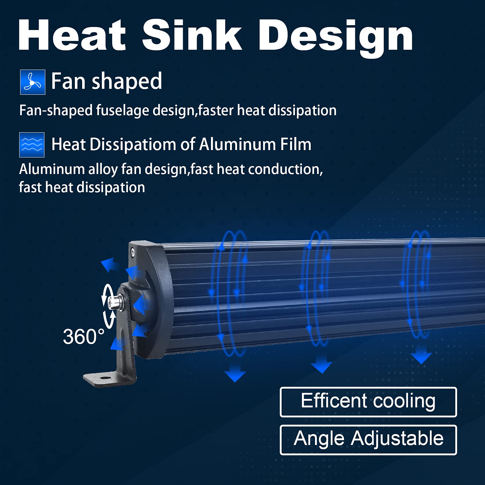 RIGIDON Straight Thin Slim Led Light Bar 22 inch 270W with 12V Wiring Harness Cable Kit, Fog Light for Car Off Road Truck ATV 4x4, Flood Spot Combo Beam, Waterproof Driving Work Lamp, 6000K White