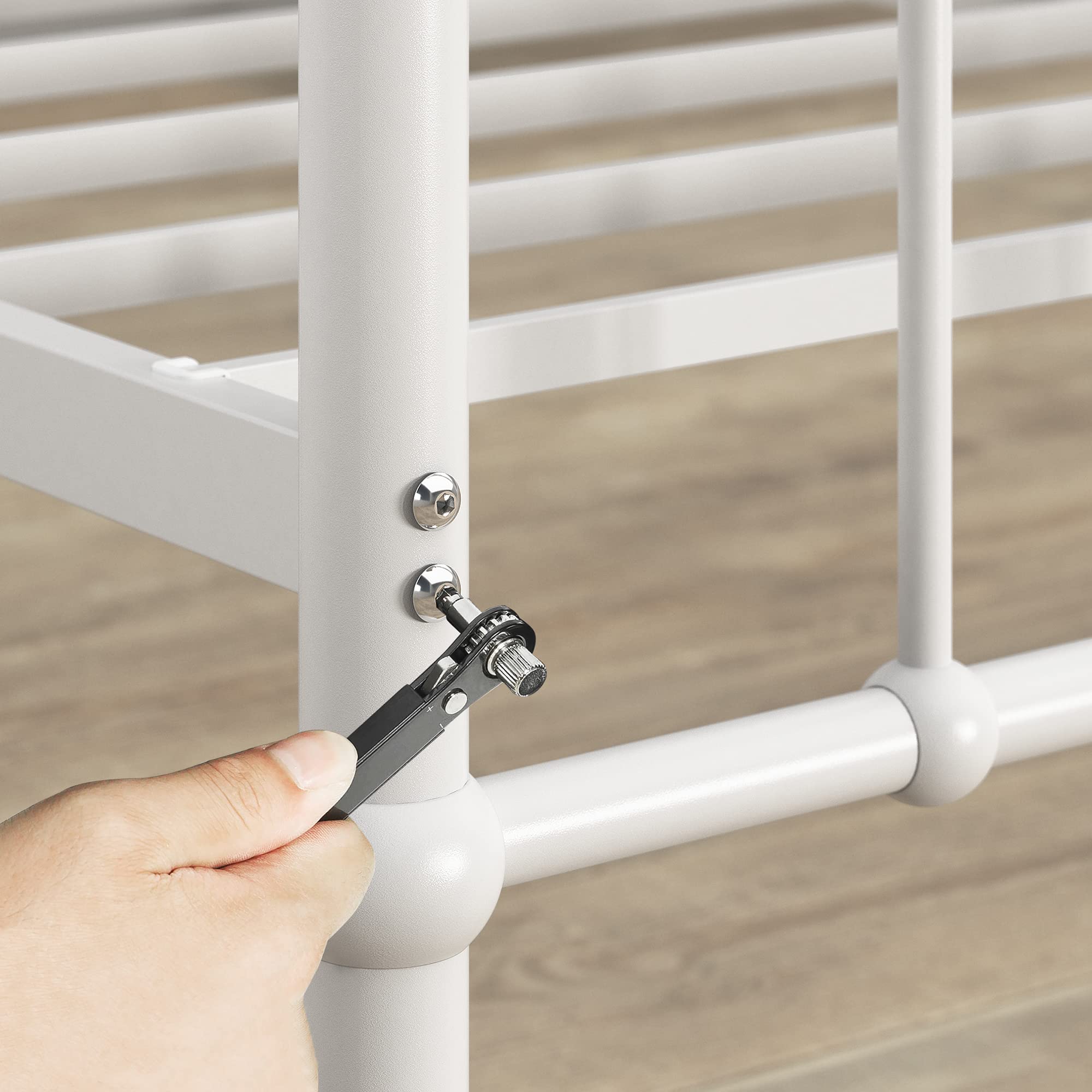 ZINUS Florence 3ft Single Bed Frame 90x190cm, Metal Platform Bed with Headboard and Footboard, Strong Steel Slat Support, Large Storage Space, Easy Assembly, Black